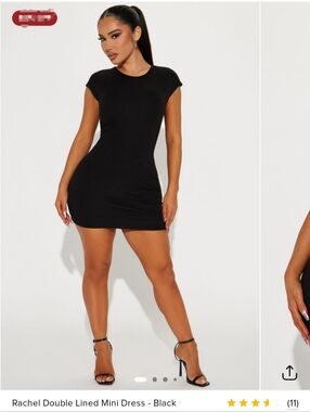 Fashion Nova-Rachel Double Lined Mini Dress